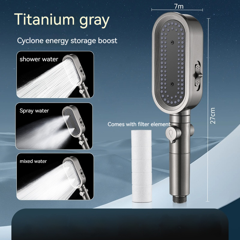 3-in-1 High-Pressure Shower Head